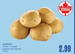 Wholesale Club Potatoes offer