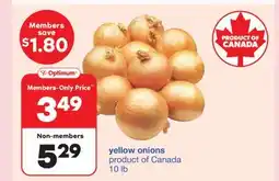 Wholesale Club Yellow Onions offer