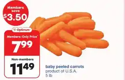 Wholesale Club Baby Peeled Carrots offer