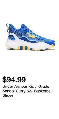 Sport Chek Under Armour Kids' Grade School Curry 327 Basketball Shoes offer