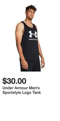 Sport Chek Under Armour Men's Sportstyle Logo Tank offer