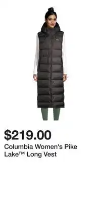 Sport Chek Columbia Women's Pike Lake Long Vest offer