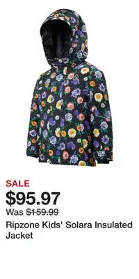 Sport Chek Ripzone Kids' Solara Insulated Jacket offer