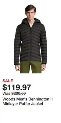Sport Chek Woods Men's Bennington II Midlayer Puffer Jacket offer