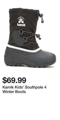 Sport Chek Kamik Kids' Southpole 4 Winter Boots offer