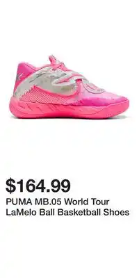 Sport Chek PUMA MB.05 World Tour LaMelo Ball Basketball Shoes offer