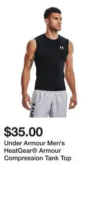 Sport Chek Under Armour Men's HeatGear Armour Compression Tank Top offer