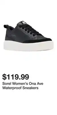 Mark's Sorel Women's Ona Ave Waterproof Sneakers offer
