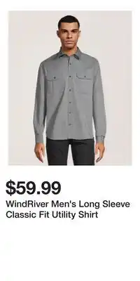 Mark's WindRiver Men's Long Sleeve Classic Fit Utility Shirt offer