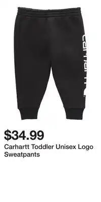 Mark's Carhartt Toddler Unisex Logo Sweatpants offer