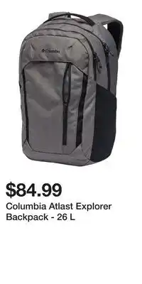 Mark's Columbia Atlast Explorer Backpack - 26 L offer