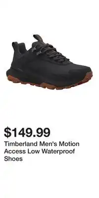 Mark's Timberland Men's Motion Access Low Waterproof Shoes offer