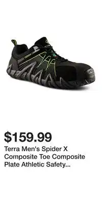 Mark's Terra Men's Spider X Composite Toe Composite Plate Athletic Safety Shoes offer
