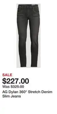Holt Renfrew AG Dylan 360° Stretch Denim Slim Jeans offer