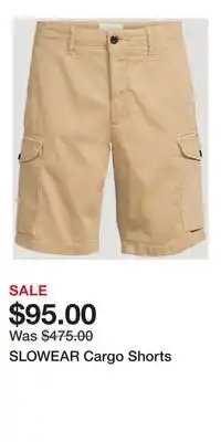 Holt Renfrew SLOWEAR Cargo Shorts offer