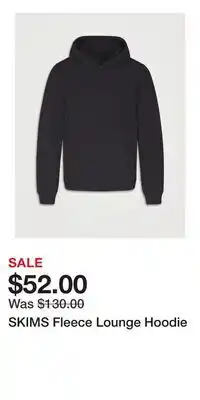 Holt Renfrew SKIMS Fleece Lounge Hoodie offer