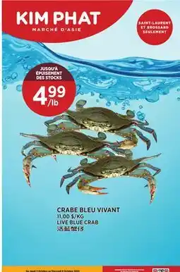 Kim Phat LIVE BLUE CRAB offer