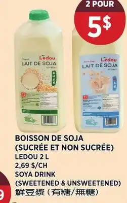 Kim Phat LEDOU SOYA DRINK (SWEETENED & UNSWEETENED) offer