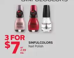 Rexall SINFULCOLORS Nail Polish offer