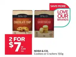 Rexall NOSH & CO. Cookies or Crackers offer
