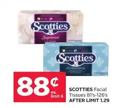 Rexall SCOTTIES Facial Tissues offer