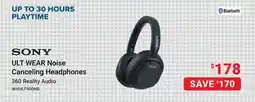 Visions Electronics SONY ULT WEAR Noise Canceling Headphones offer