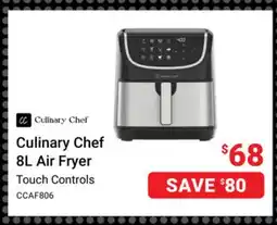 Visions Electronics Culinary Chef 8L Air Fryer offer