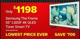 Visions Electronics Samsung The Frame 55 LS03F 4K QLED Tizen Smart TV offer