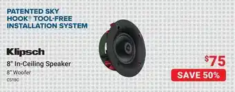 Visions Electronics 8 In-Ceiling Speaker offer