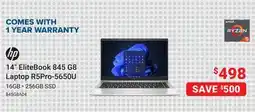 Visions Electronics Hp 14 EliteBook 845 G8 Laptop R5Pro-5650U offer