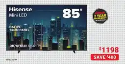 Visions Electronics Hisense Mini LED NATIVE 144Hz PANEL offer