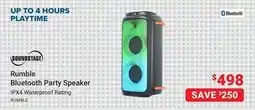 Visions Electronics Rumble Bluetooth Party Speaker offer