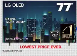 Visions Electronics LG 77 B5PUA NATIVE 120Hz PANEL Smart TV offer