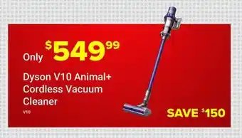 Visions Electronics Dyson V10 Animal + Cordless Vacuum Cleaner offer