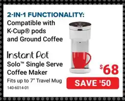 Visions Electronics Solo Single Serve Coffee Maker offer