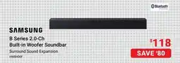 Visions Electronics B Series 2.0-Ch Built-in Woofer Soundbar offer