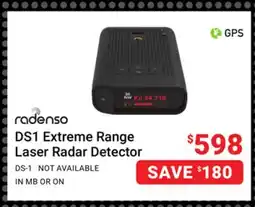 Visions Electronics Radenso DS1 Extreme Range Laser Radar Detector offer