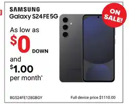Visions Electronics SAMSUNG Galaxy S24FE5G offer
