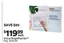 Michaels Cricut Brightpad Go offer