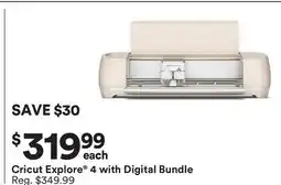 Michaels Cricut Explore 4 with Digital Bundle offer