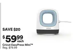 Michaels Cricut Easypress mini offer