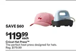 Michaels Cricut Hat press offer