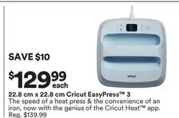 Michaels 22.8 cm x 22.8 cm Cricut Easypress 3 offer
