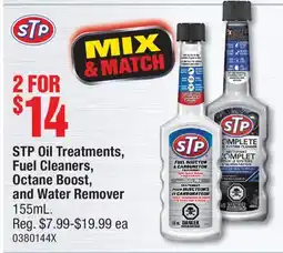 PartSource STP Oil Treatments, Fuel Cleaners, Octane Boost, and Water Remover offer