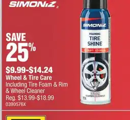 PartSource SIMONIZ Wheel & Tire Care offer