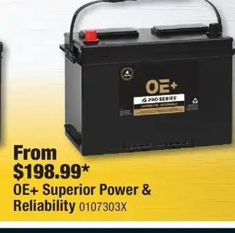 PartSource PRO-SERIES OE+ Superior Power & Reliability offer