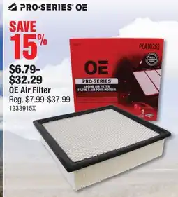 PartSource PRO-SERIES OE Air Filter offer