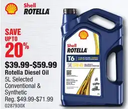 PartSource Shell Rotella Diesel Oil offer