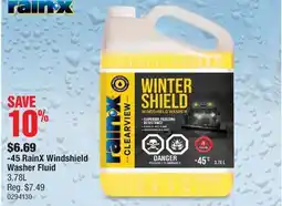 PartSource RainX Windshield Washer Fluid offer