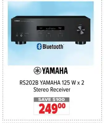 2001 Audio Video RS202B YAMAHA 125 W x 2 Stereo Receiver offer